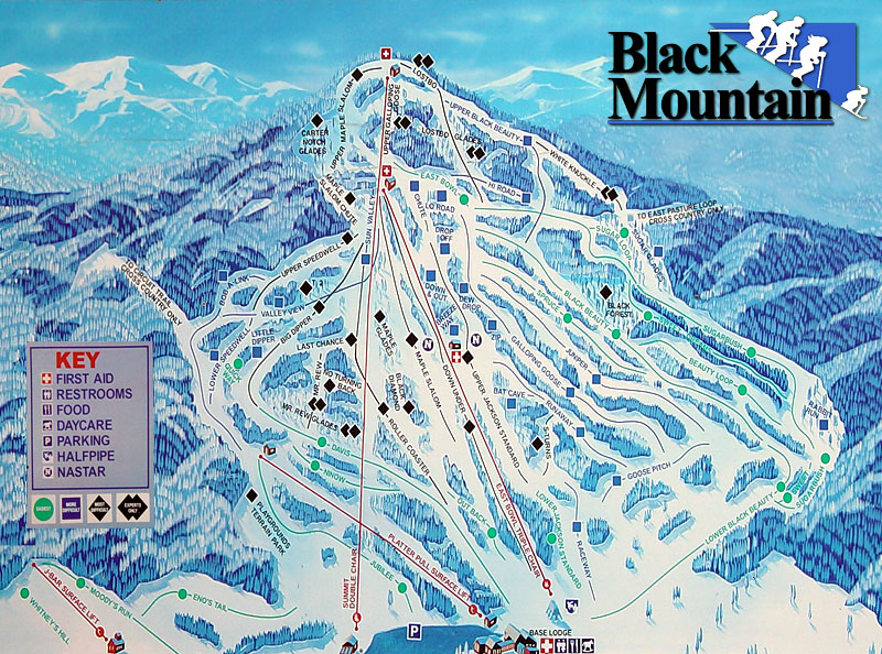 Black Mountain new hampshiretrail map hap