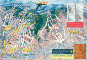 Loon Mountain trail map