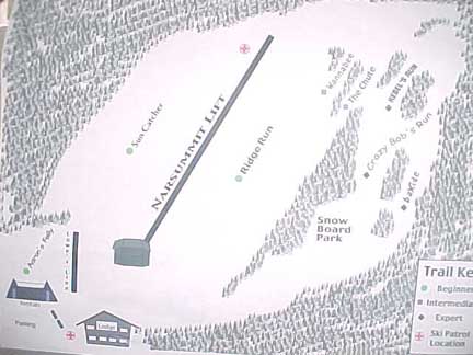 Pine Ridge Snow Park trail map