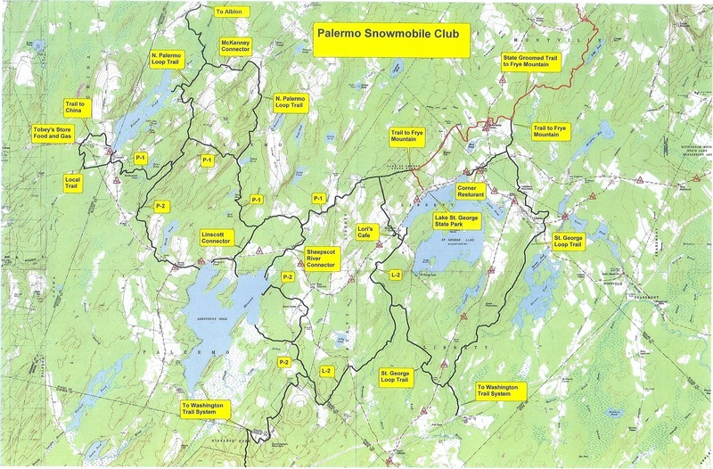 Trail Map Snowmobile