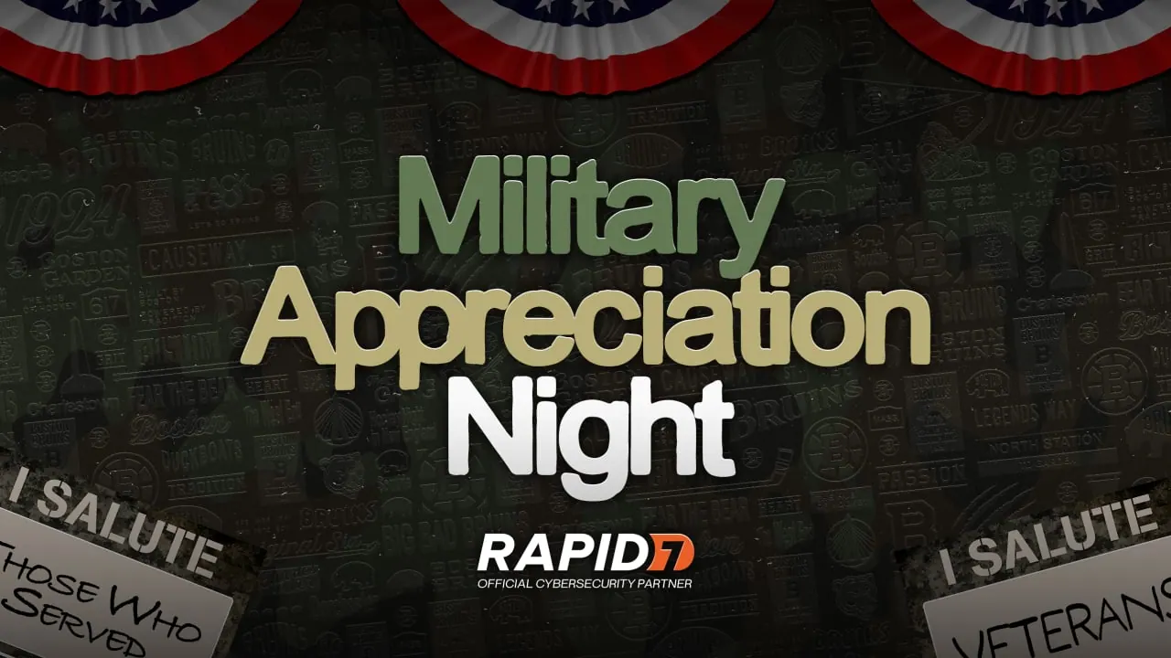 Boston Bruins Honor Military on November 2