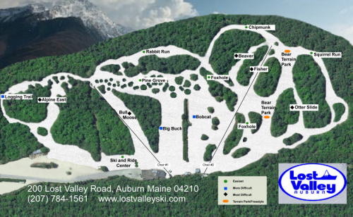 Lost Valley Auburn trail map